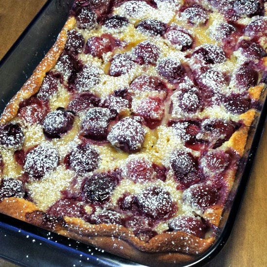 Cherry Clafouti is one of the first dishes I make when cherry season rolls around. Cherry Clafouti | A Reinvented Mom