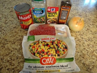 Taco Soup ingredients