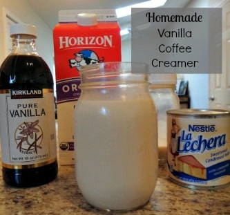 Homemade Vanilla Creamer