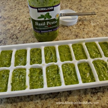 How to Freeze Pesto | A Reinvented Mom