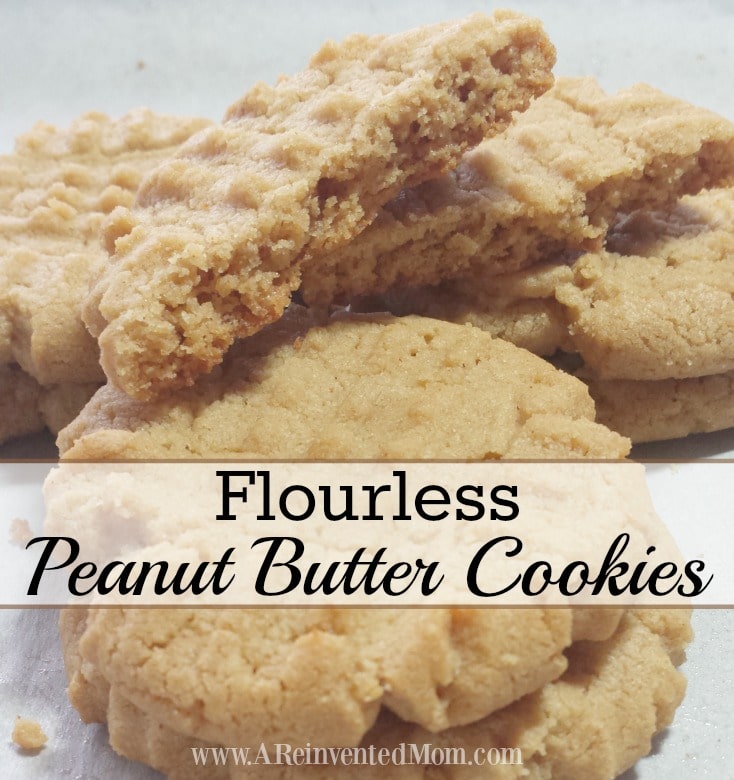 Flourless Peanut Butter Cookies | A Reinvented Mom