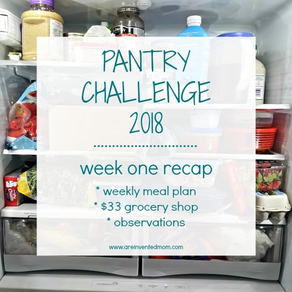 Pantry Challenge 2018 Feature | A Reinvented Mom