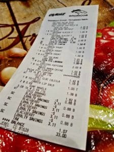 Pantry Challenge 2018 - Week 1 Recap - Grocery Receipt | A Reinvented Mom