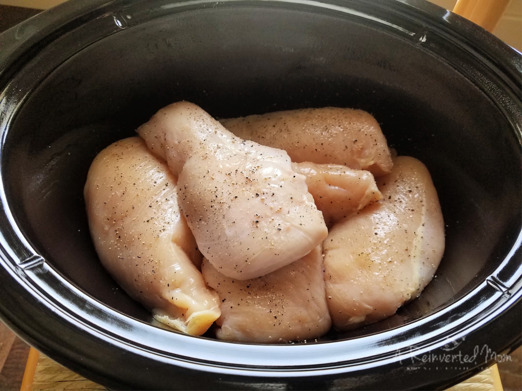 Meal Prep Chicken Crockpot | A Reinvented Mom