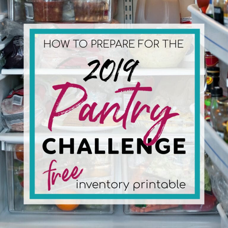 Join Me For Pantry Challenge 2019 + BONUS Printable