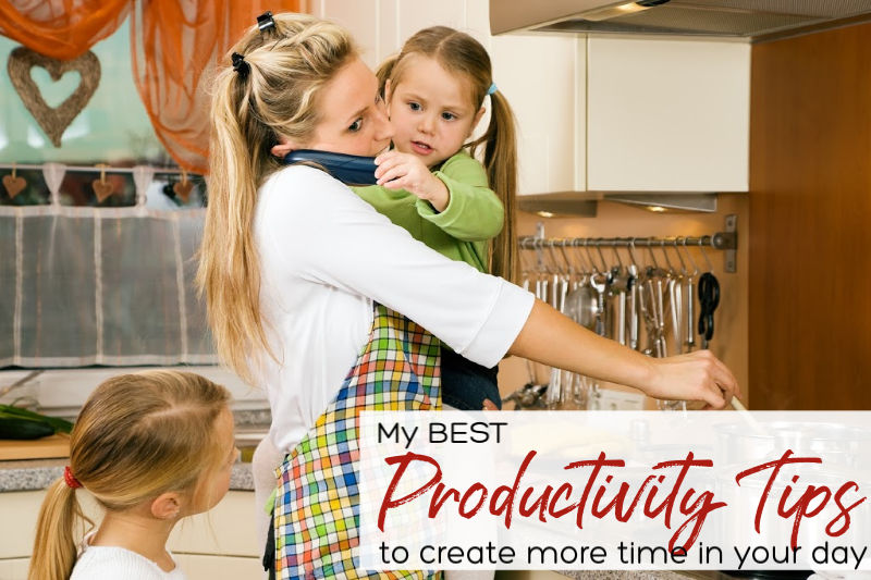 BEST Productivity Tips | A Reinvented Mom #productivitytips #savetime