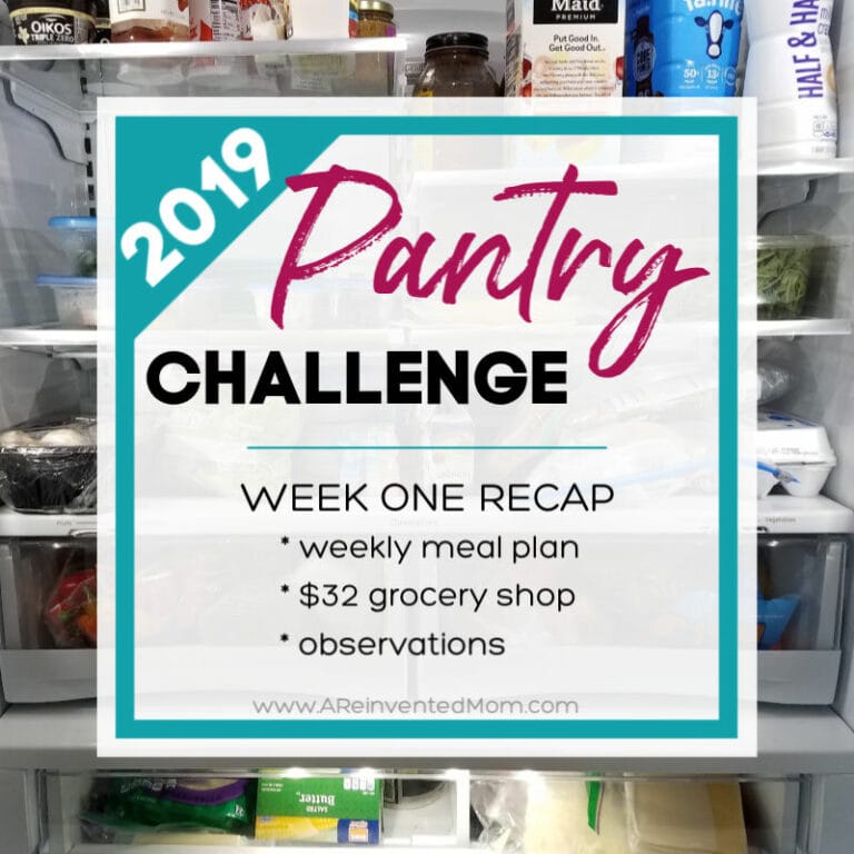 Pantry Challenge 2019 Week One Recap