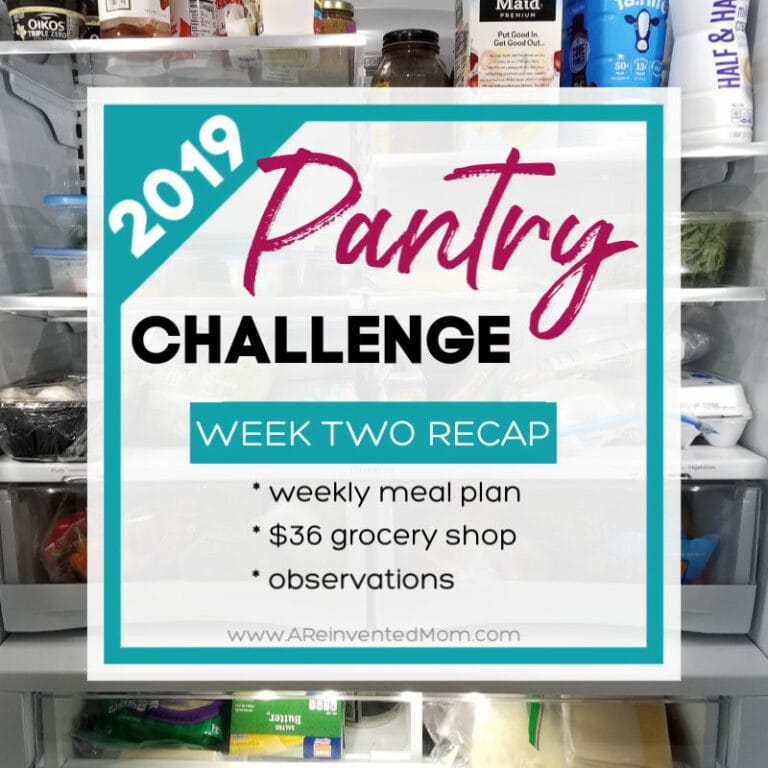 Pantry Challenge 2019 Week Two Recap