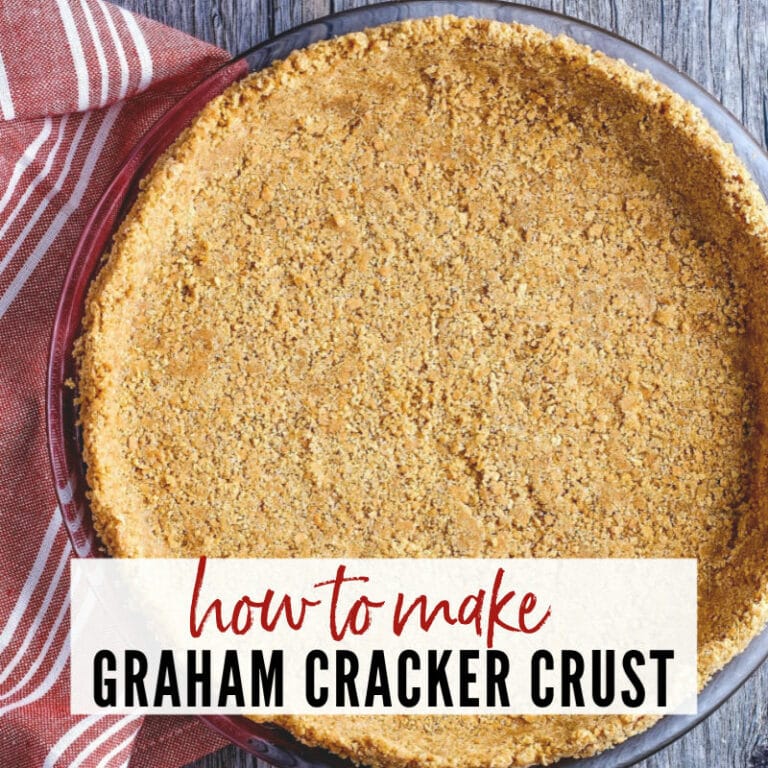 How to Make Graham Cracker Crust (No Bake or Baked)