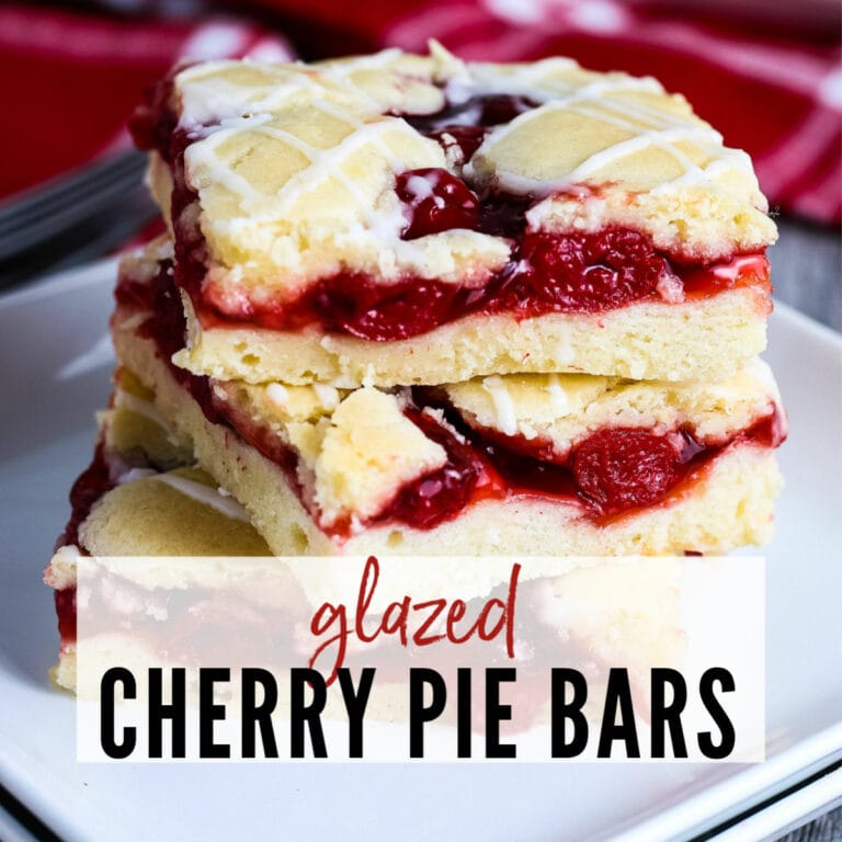 Glazed Cherry Bars {an Easy Dessert Recipe}