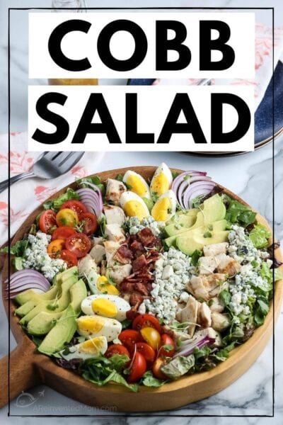 Chicken Cobb Salad {with Homemade Vinaigrette} | A Reinvented Mom
