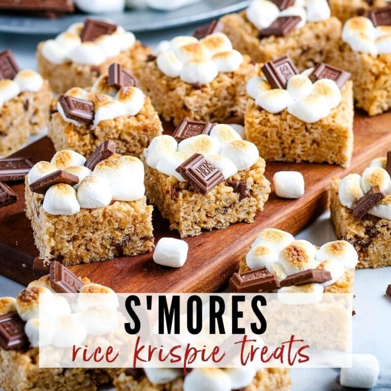 S’mores Rice Krispie Treats {No Bake}