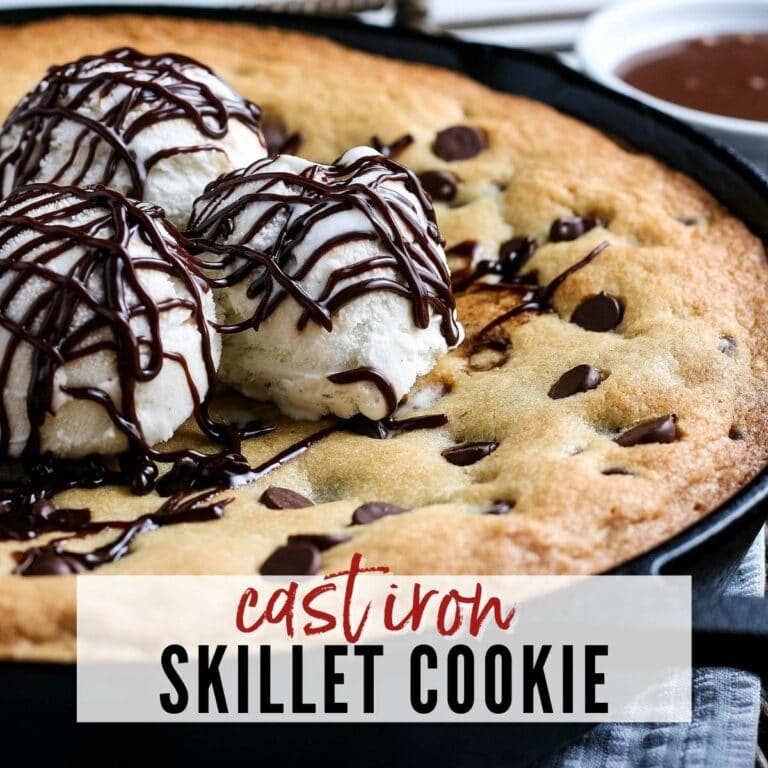 Cast Iron Skillet Cookie