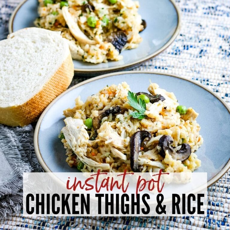 Instant Pot Chicken Thighs and Rice