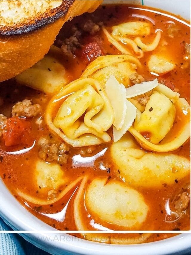 Rustic Tortellini Soup Story