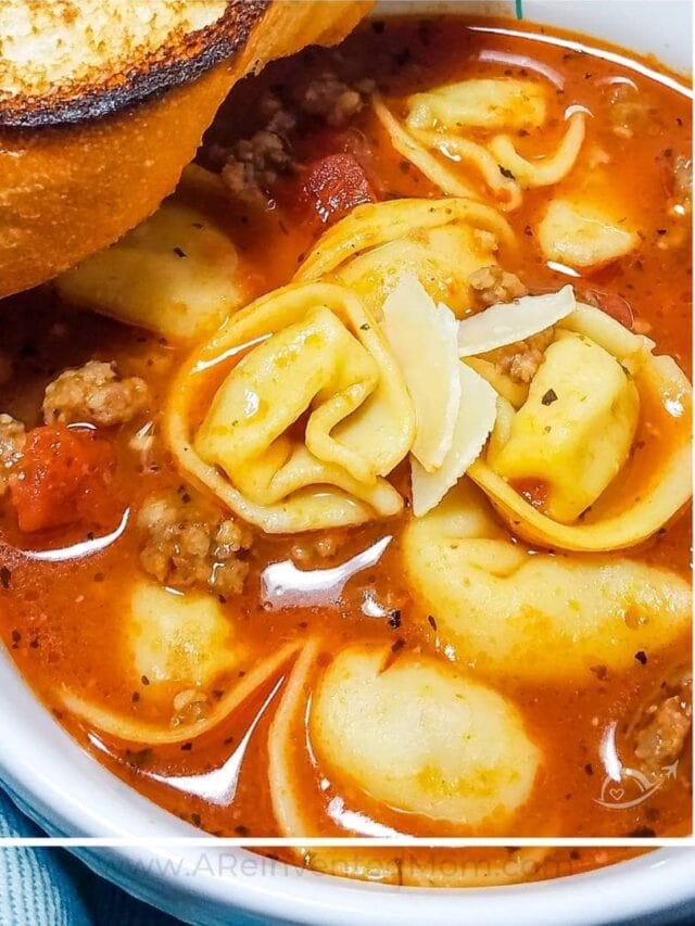Rustic Tortellini Soup Story