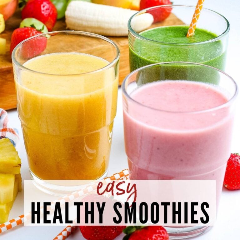 Homemade Healthy Smoothies