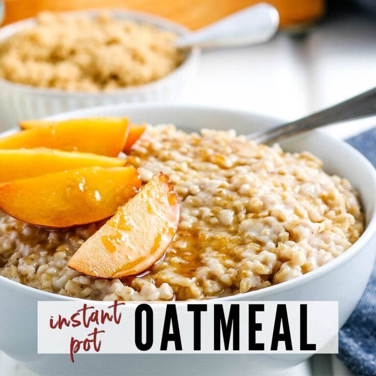 The BEST Instant Pot Oatmeal