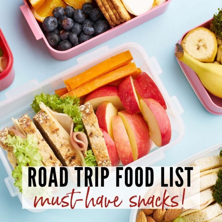 Road Trip Food List (Must-Have Snacks)