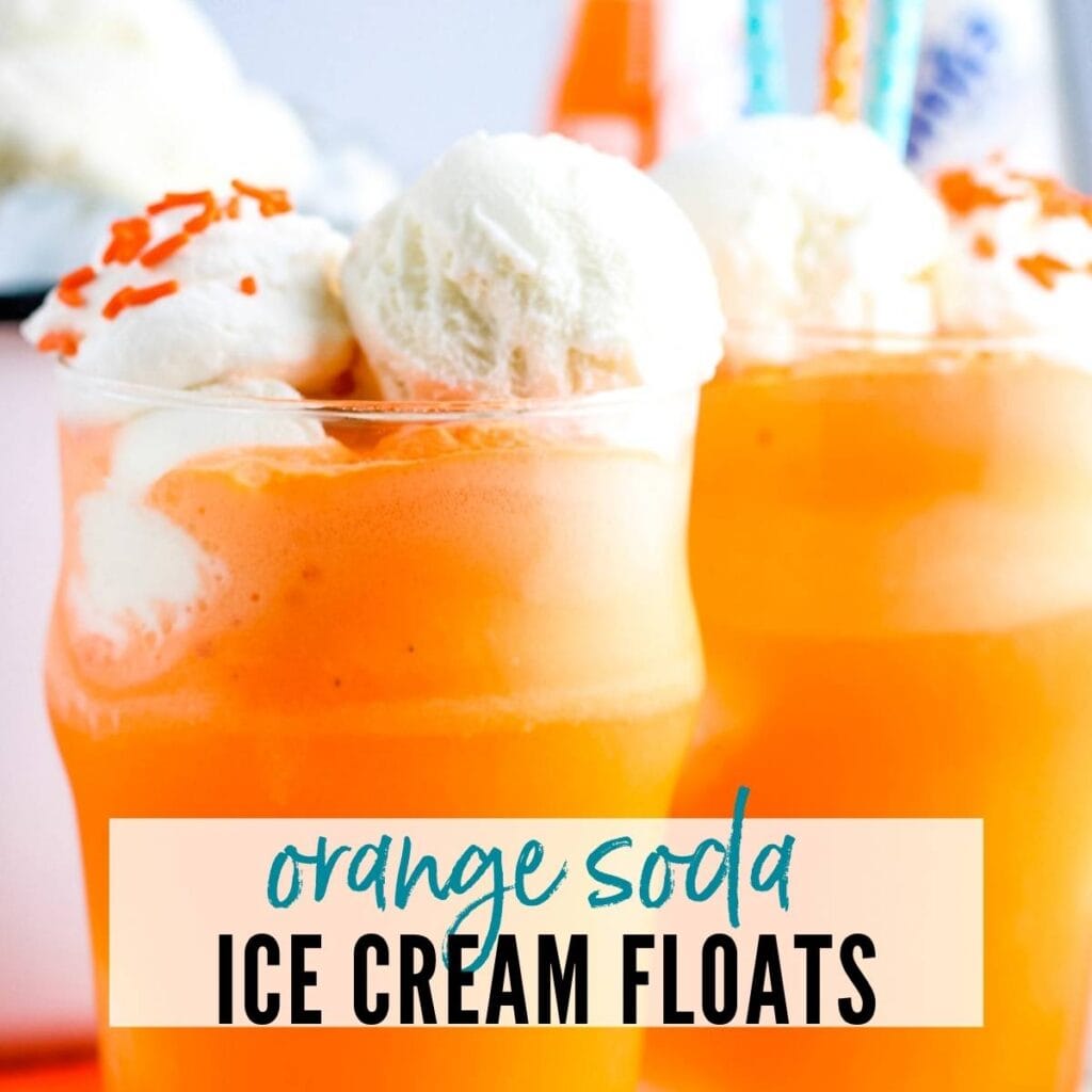Orange Floats Recipe {2 Ingredients!} | A Reinvented Mom