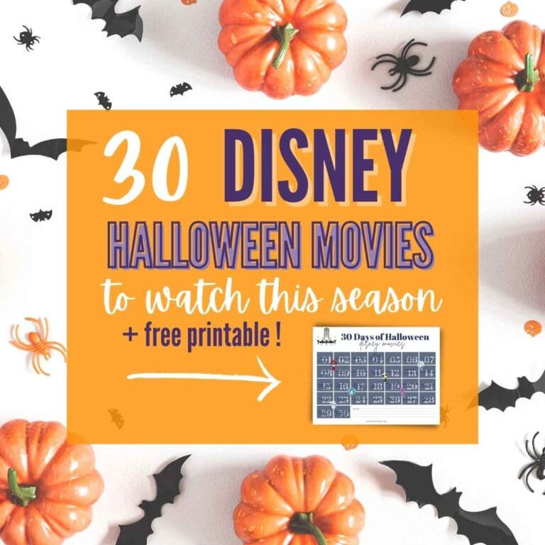 30 Disney Halloween Movies You’ll Love {+ Printable}