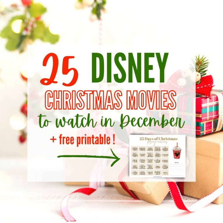 25 Disney Christmas Movies You’ll Love to Watch + Printable