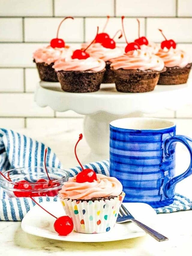 Cherry Chocolate Cupcakes (with Dr. Pepper) Story