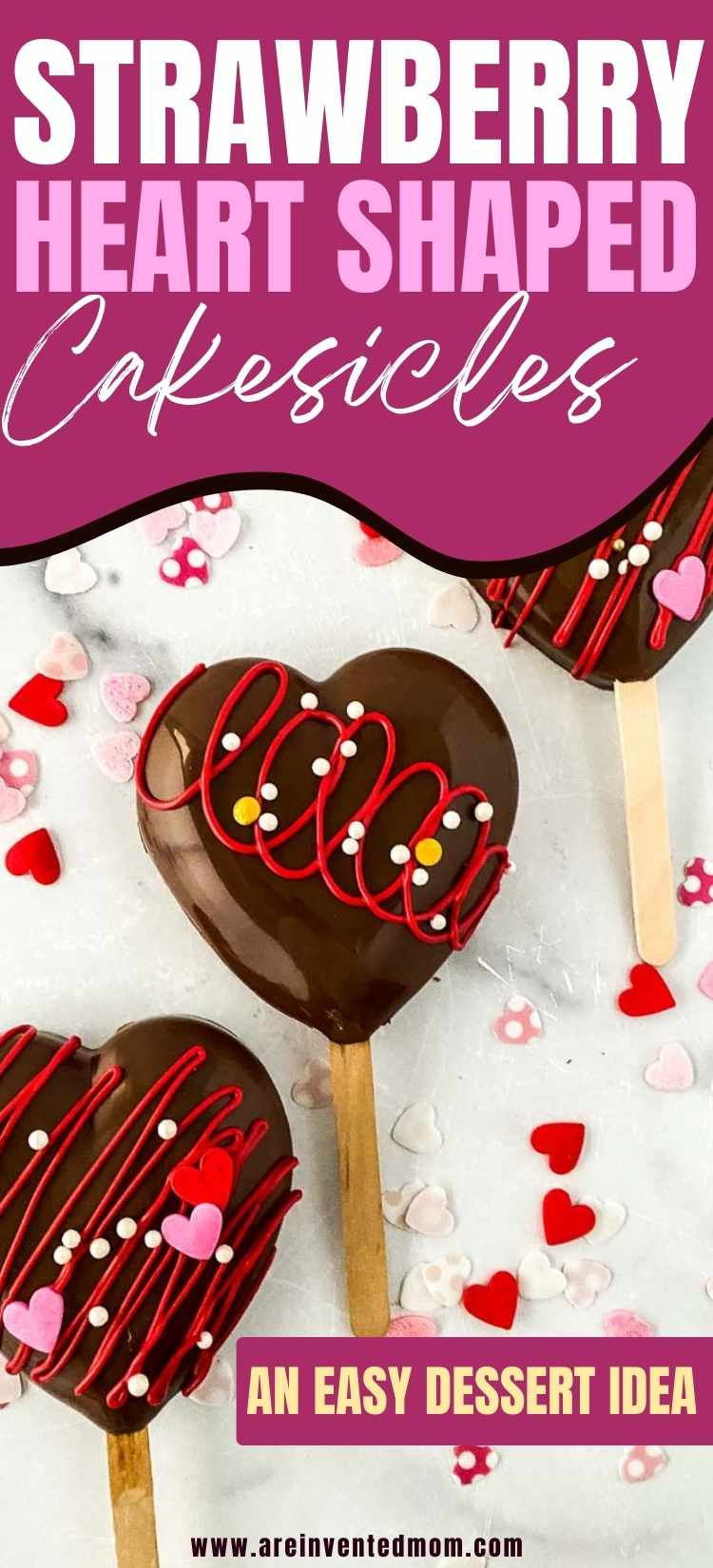 Heart Cakesicles {How to Make}