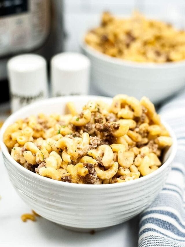 Instant Pot Homemade Hamburger Helper Story