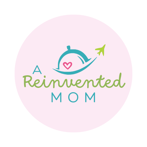 A Reinvented Mom logo.