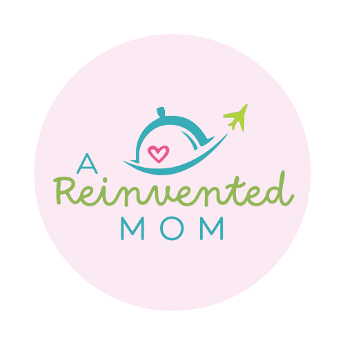 A Reinvented Mom logo graphic.