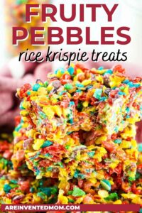 Fruity Pebbles Rice Krispie Treats | A Reinvented Mom