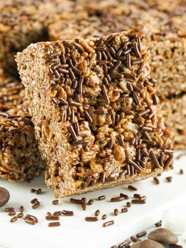 Chocolate Rice Krispie Treats Story