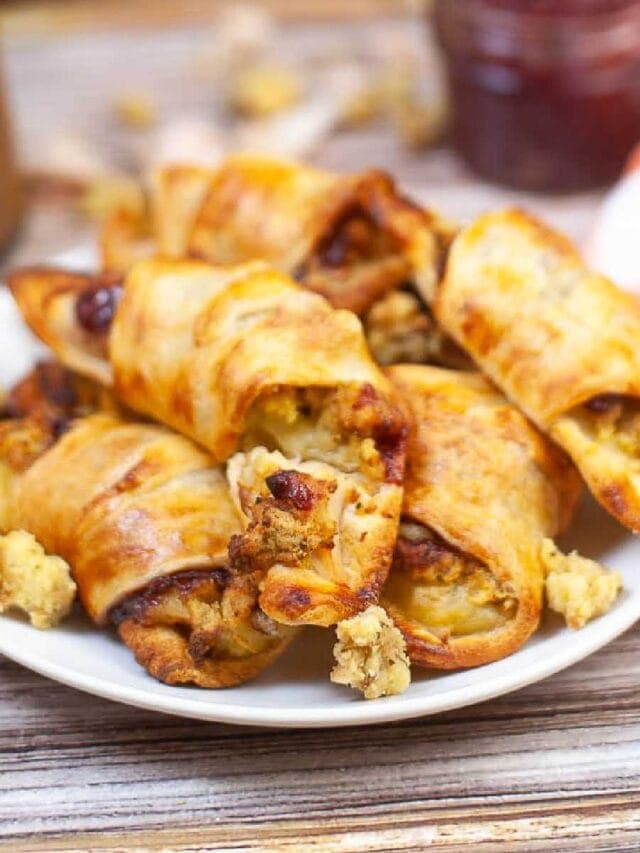 Thanksgiving Leftovers Crescent Rolls Story