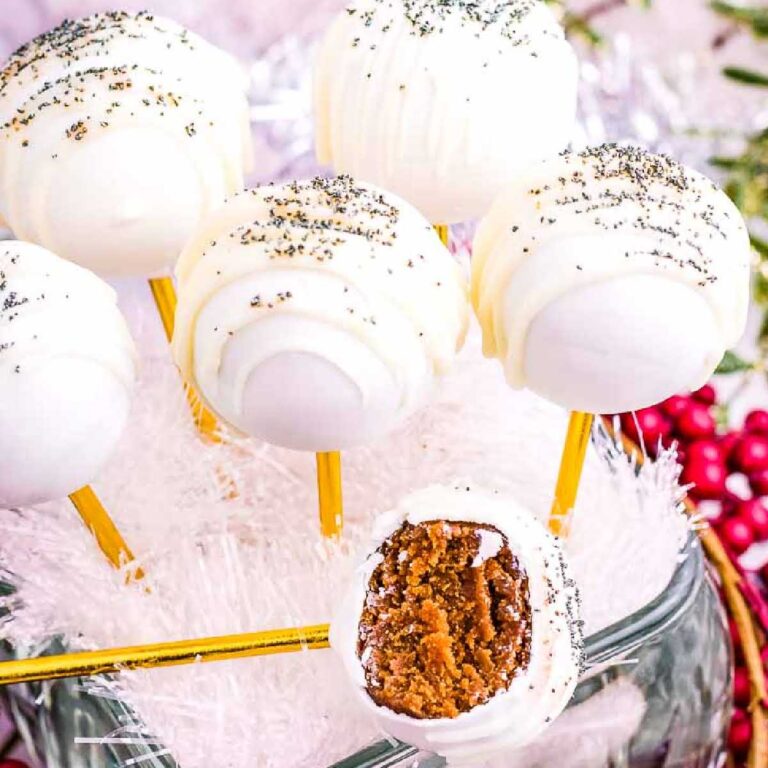 Gingerbread Cake Pops