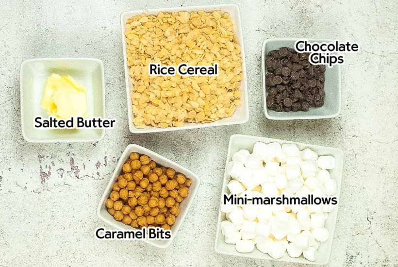 ingredients needed to make homemade star crunch cookies with text overlay.