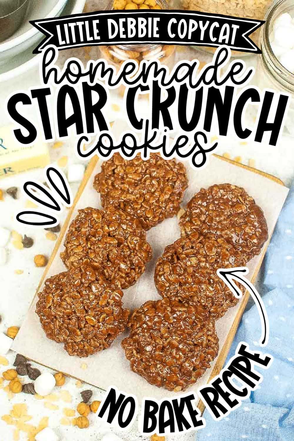 Homemade Star Crunch Cookies (Little Debbie Copycat) A Reinvented Mom