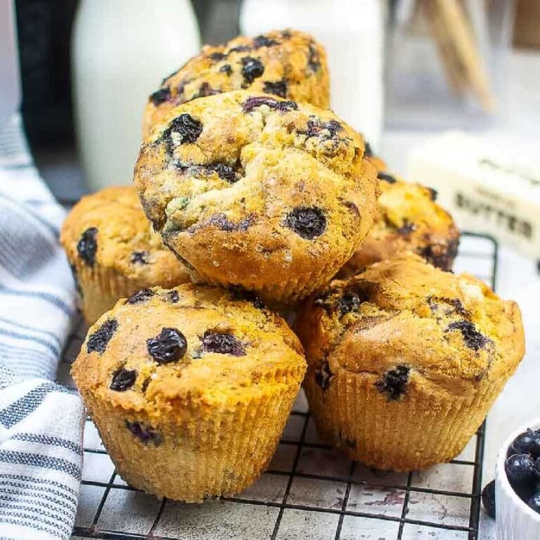 Air Fryer Blueberry Muffins (Homemade)