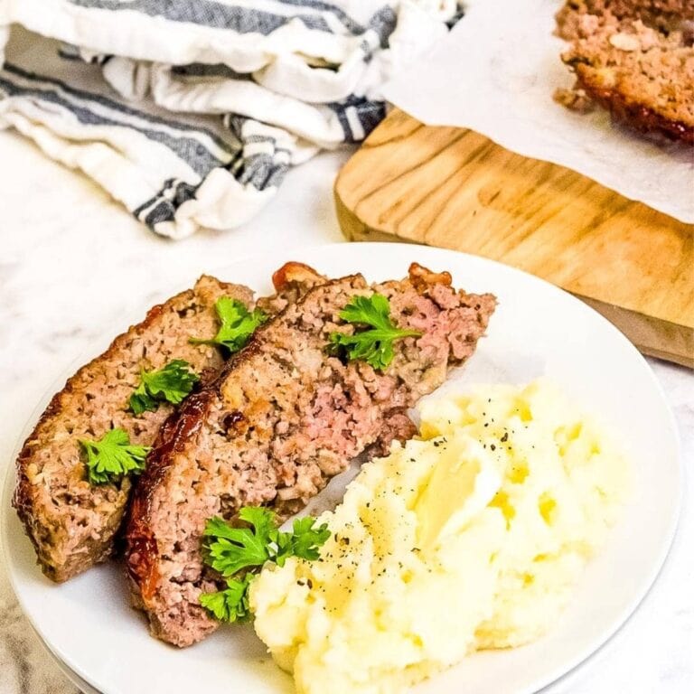 The BEST Air Fryer Meatloaf