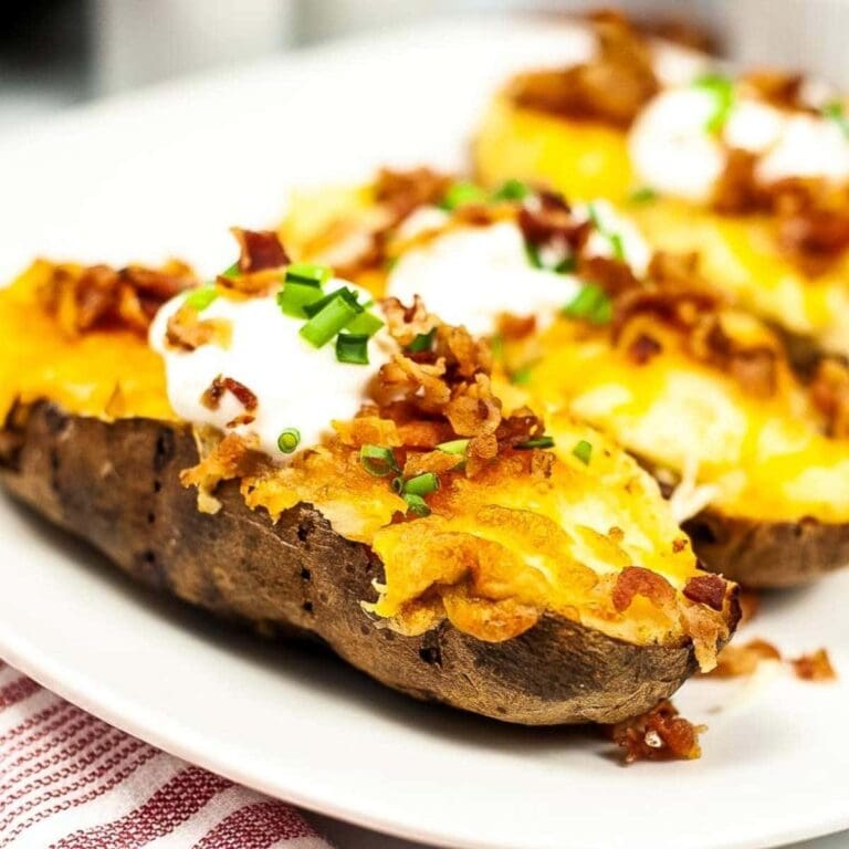 Air Fryer Twice Baked Potatoes