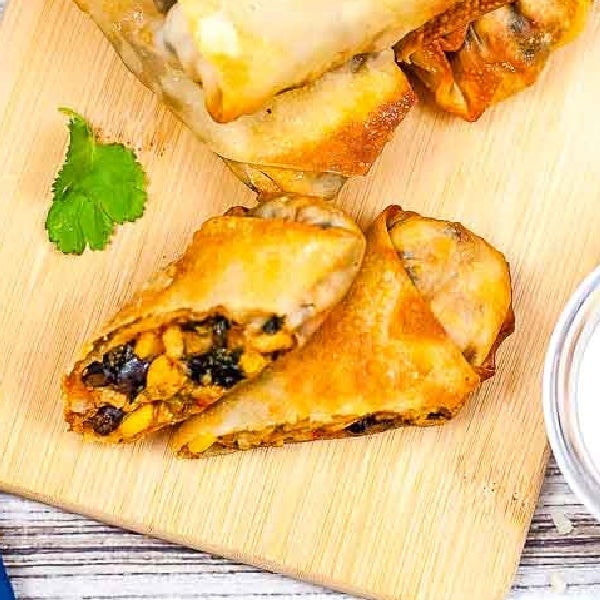 Air Fryer Southwest Egg Rolls (Chili's Copycat) | A Reinvented Mom