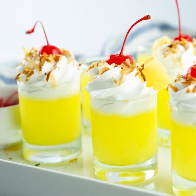 Pina Colada Jello Shots