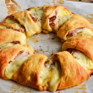 Ham and Cheese Crescent Ring.