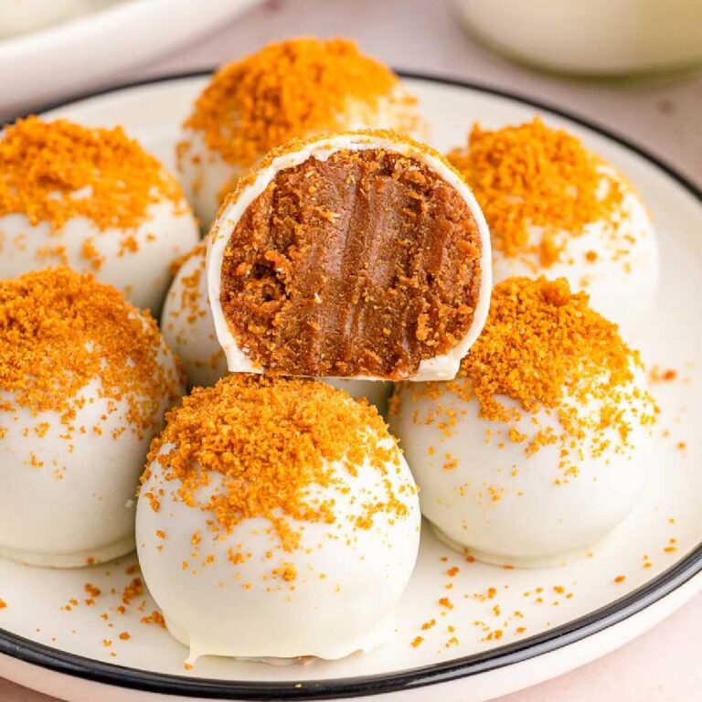 Biscoff Truffles (No Bake Recipe)