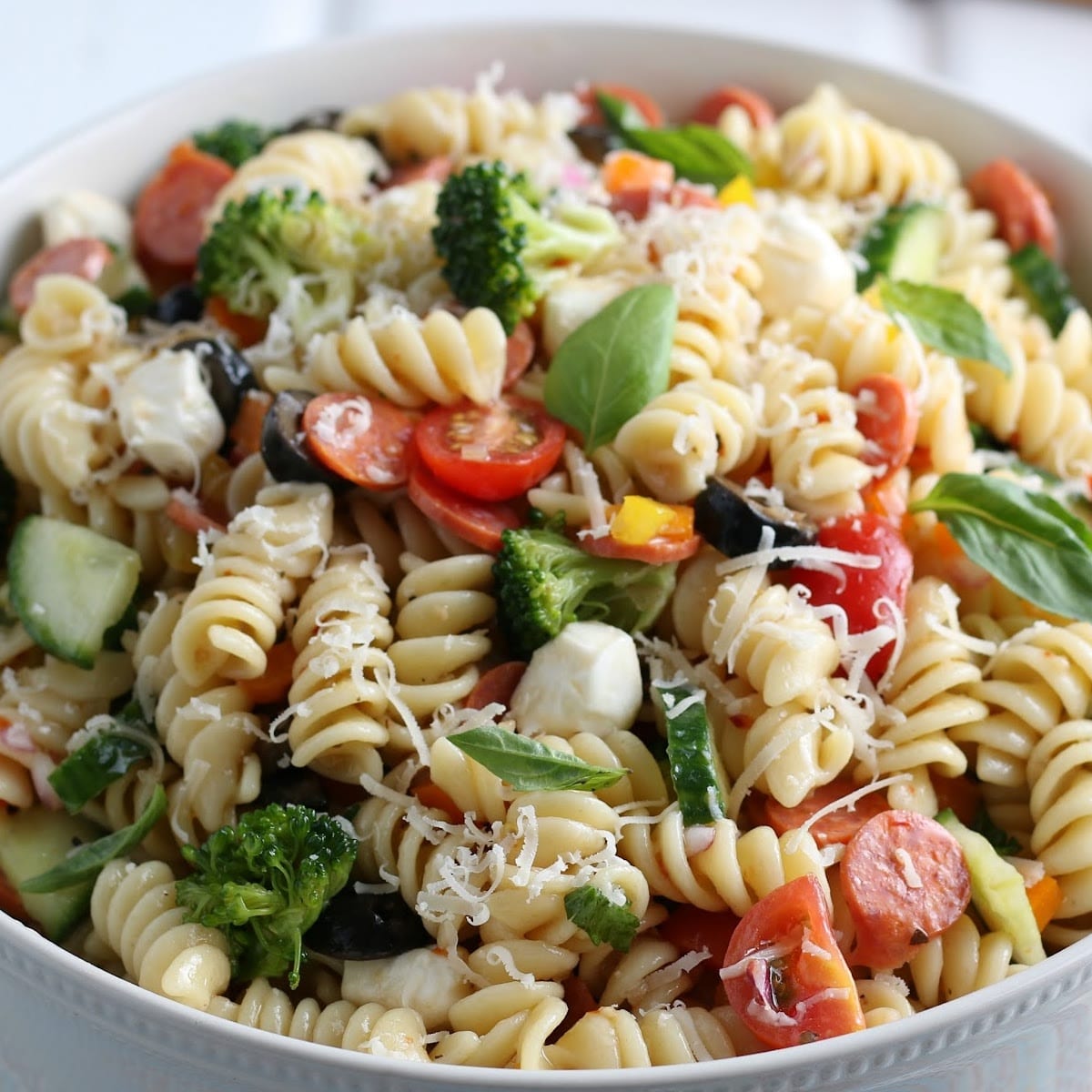 Pasta Salad with Zesty Italian Dressing-image